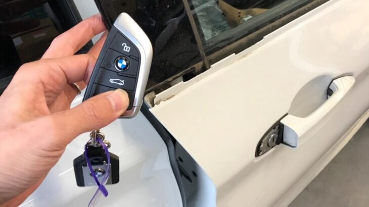 BMWのインロックによる鍵開けに即日対応