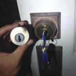 TAITAN・Kwiksetの鍵が故障したことによる交換作業