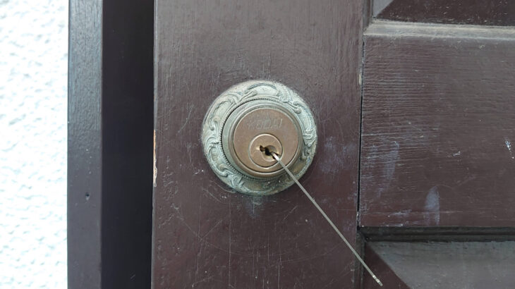 玄関の鍵紛失による古代｜KODAIシリンダーのピッキング開錠