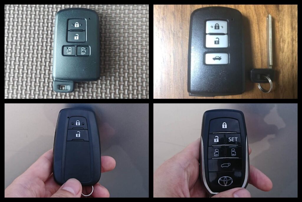 新しいトヨタ車のスマートキーの電池交換方法