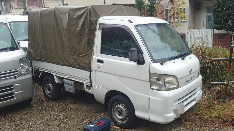 ダイハツ ハイゼットの鍵を失くしたトラブル