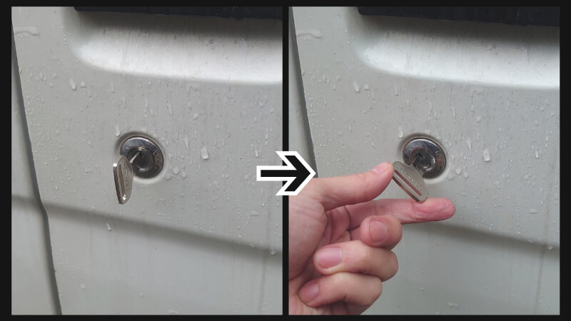 ハイゼットのドアキー作成