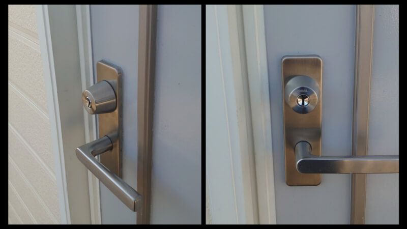 GOAL製のディンプルシリンダーに交換