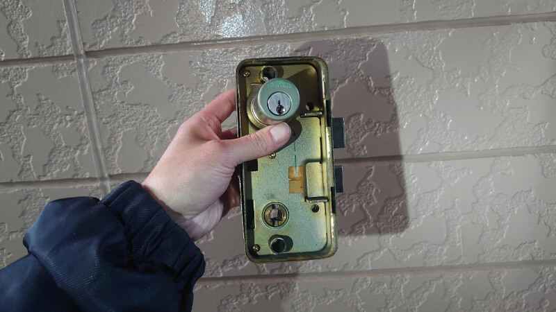 SHOWA BLL錠前の鍵交換に出張 SHOWA BLL錠前の鍵交換に出張